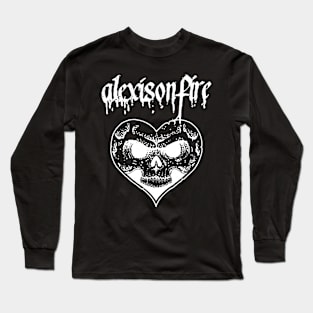 Alexisonfire Merch Alexis On Fire Logo Long Sleeve T-Shirt